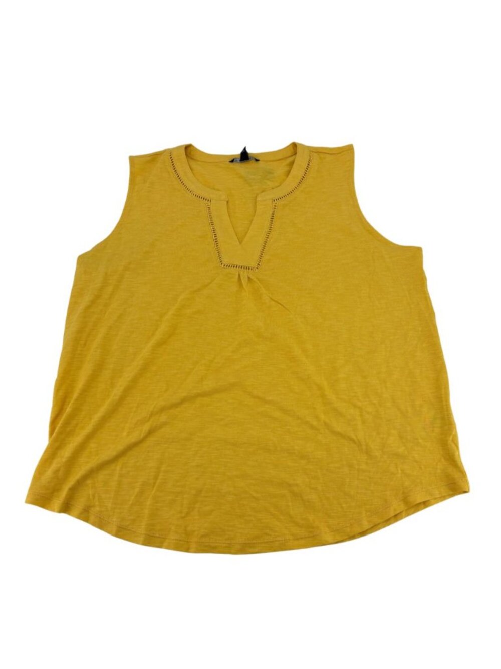 Tahari Women's Tank Top | Yellow | Extra Large **NEW
